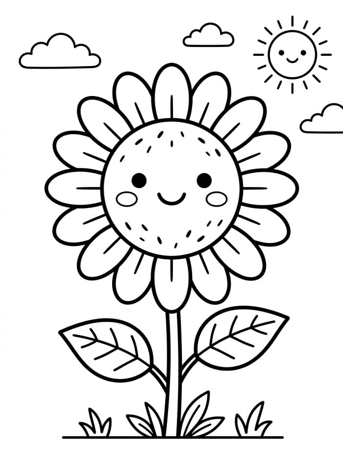 Gratis zonnebloem