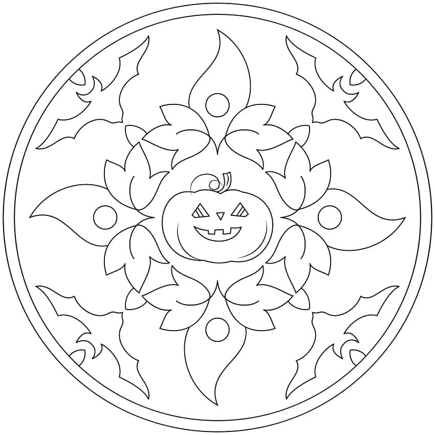 Halloween Mandala 1