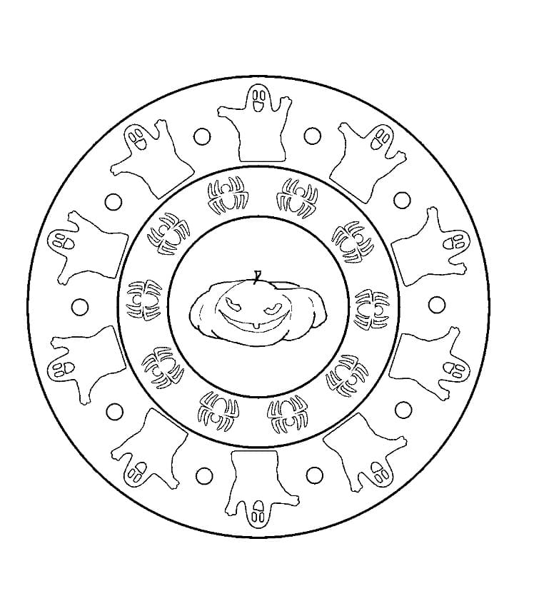 Halloween Mandala 3