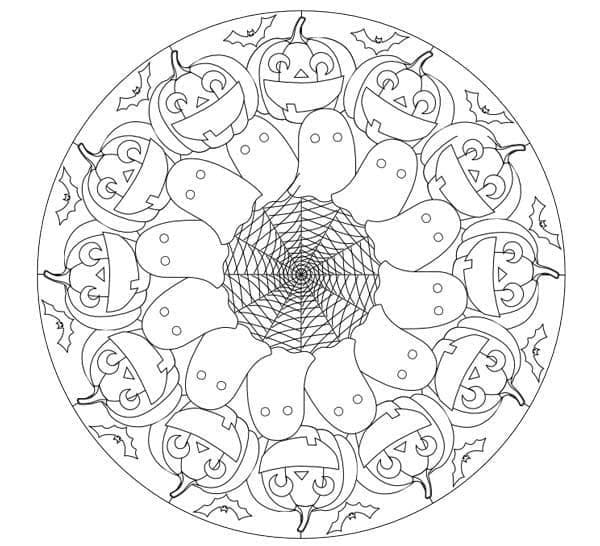 Halloween Mandala 4