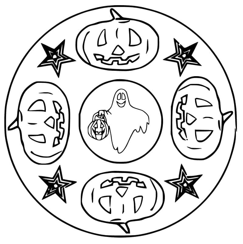 Halloween Mandala 5