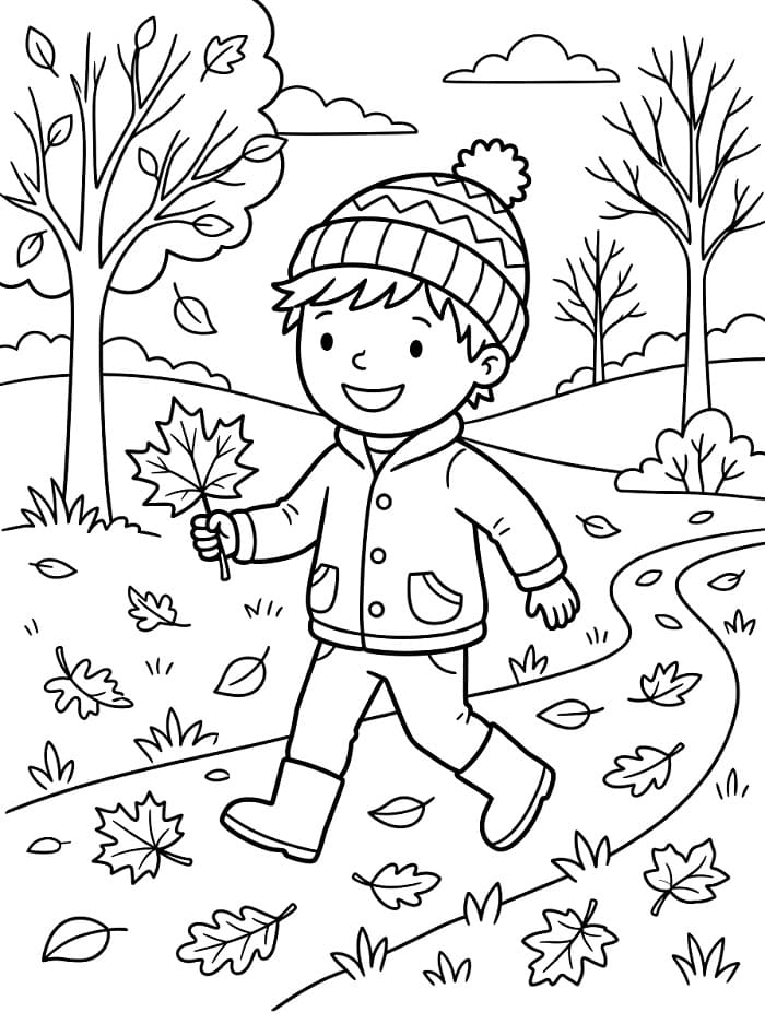 Herfst om te printen