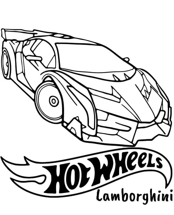 Hot Wheels om te printen