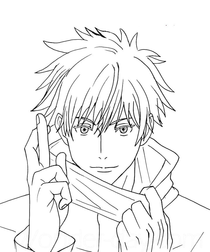 Jujutsu Kaisen om Uit te Printen