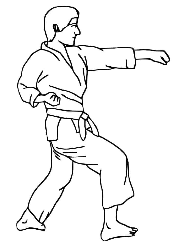 Karate om af te Drukken