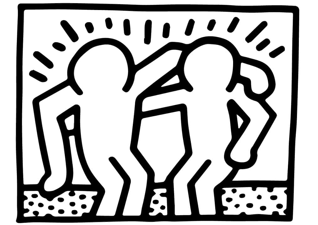 Keith Haring om te Printen