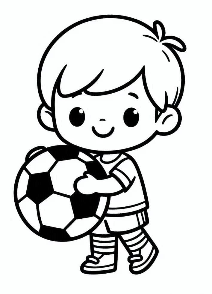 Kostenloos Voetbal om te Printen