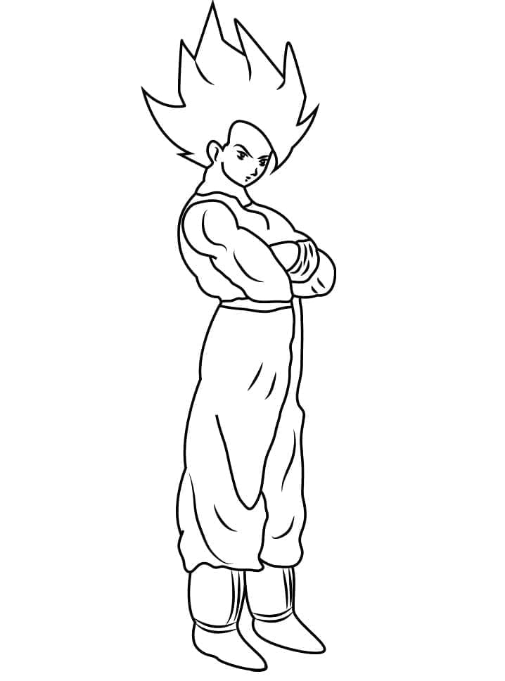 Kostenloze Goku om te Printen