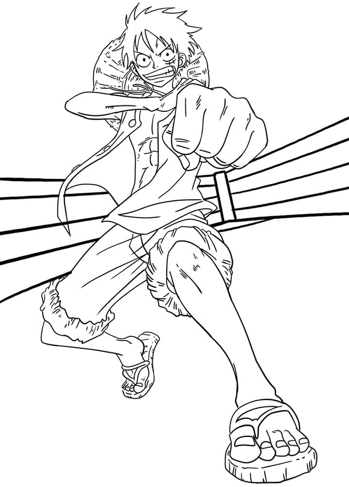 Kostenloze Luffy om te Printen
