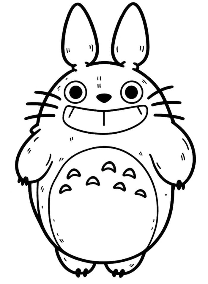Kostenloze Totoro om te Printen