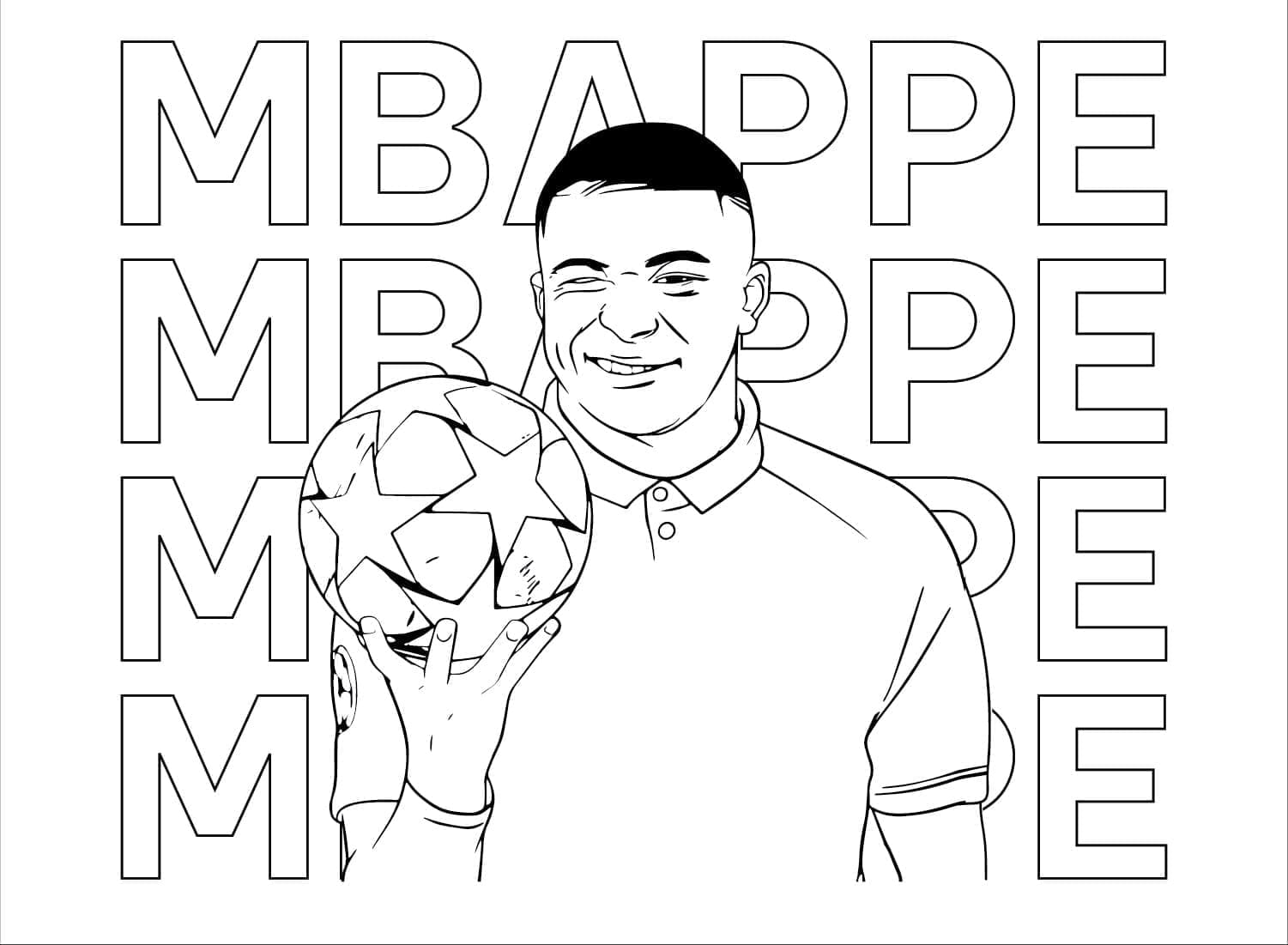 Kylian Mbappé voor Kinderen van 3 Jaar