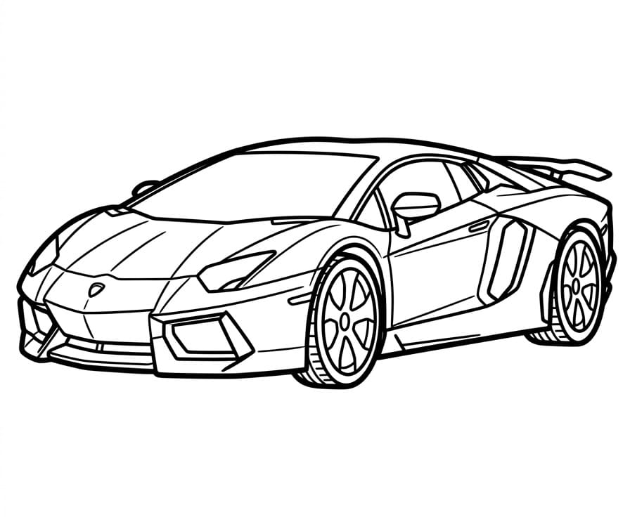 Lamborghini afdrukbaar