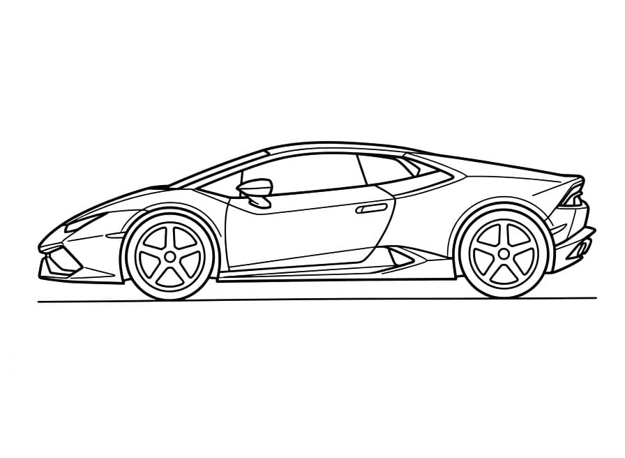 Lamborghini gratis printbaar