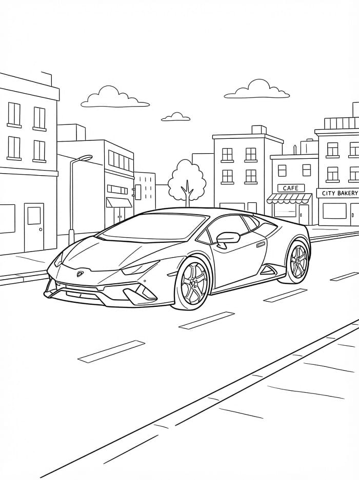 Lamborghini-sportwagen