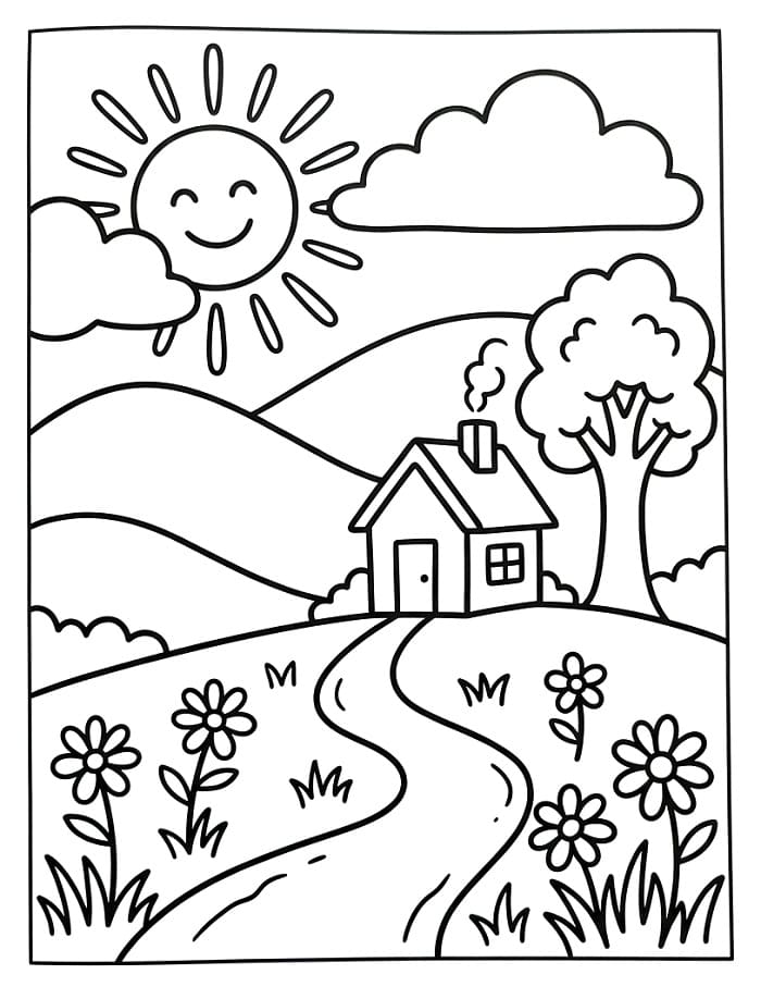 Landschap afbeelding