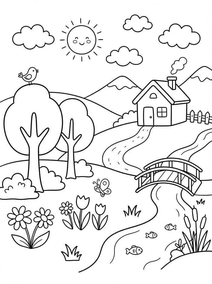 Landschap kosteloos