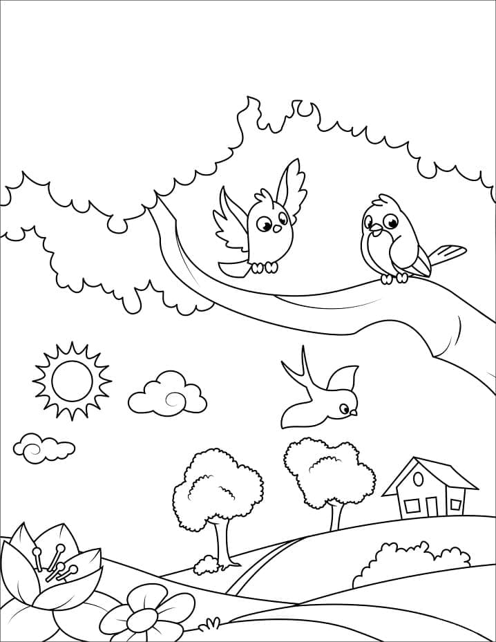 Lente voor kinderen van 3 jaar