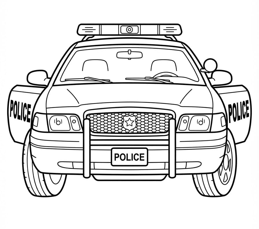 Leuke politieauto