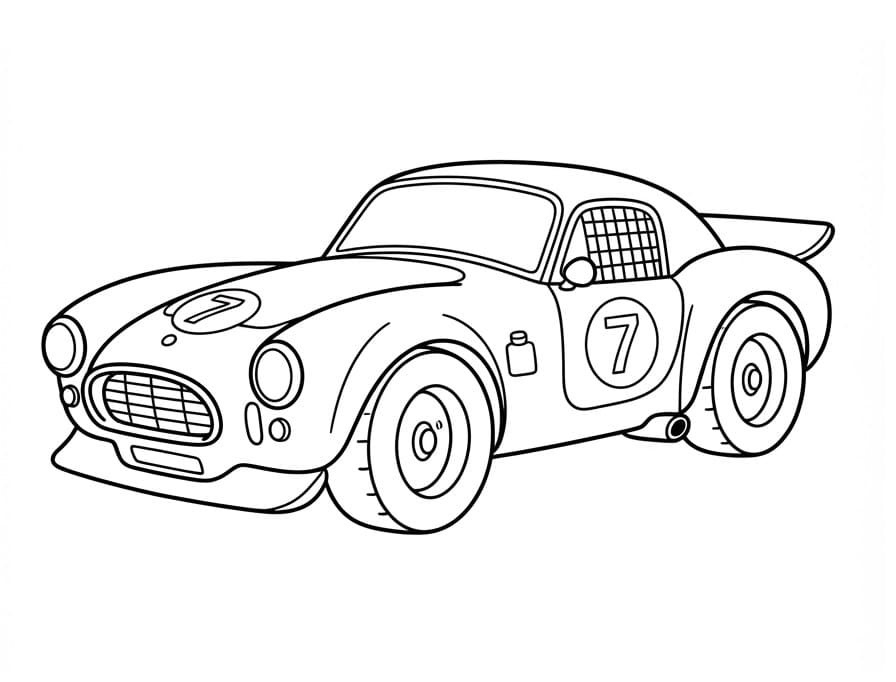 Leuke raceauto