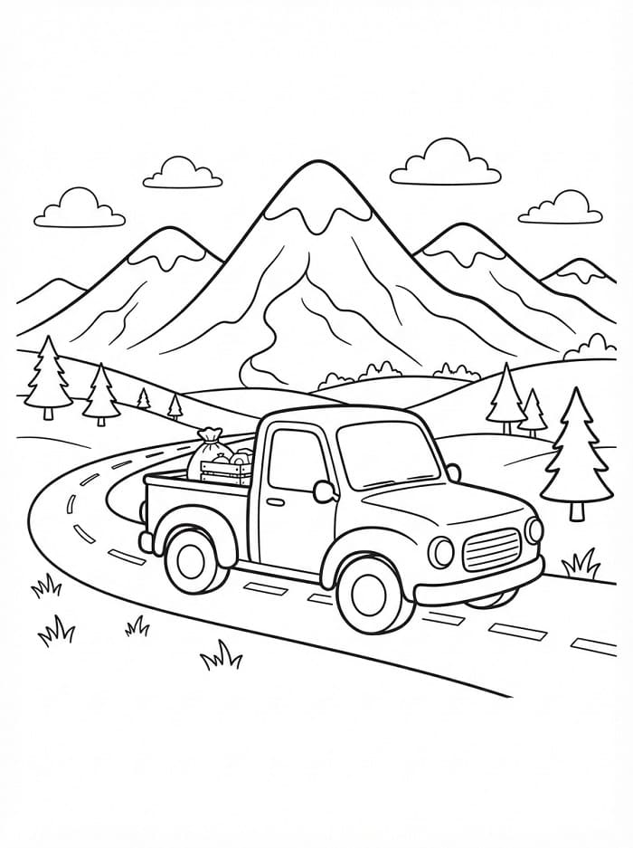 Leuke vrachtwagen