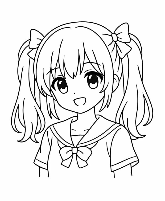 Lieve Anime Meisje