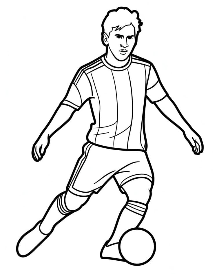 Lionel Messi om Uit te Printen