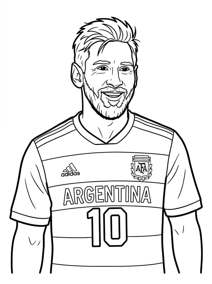 Lionel Messi om te Printen