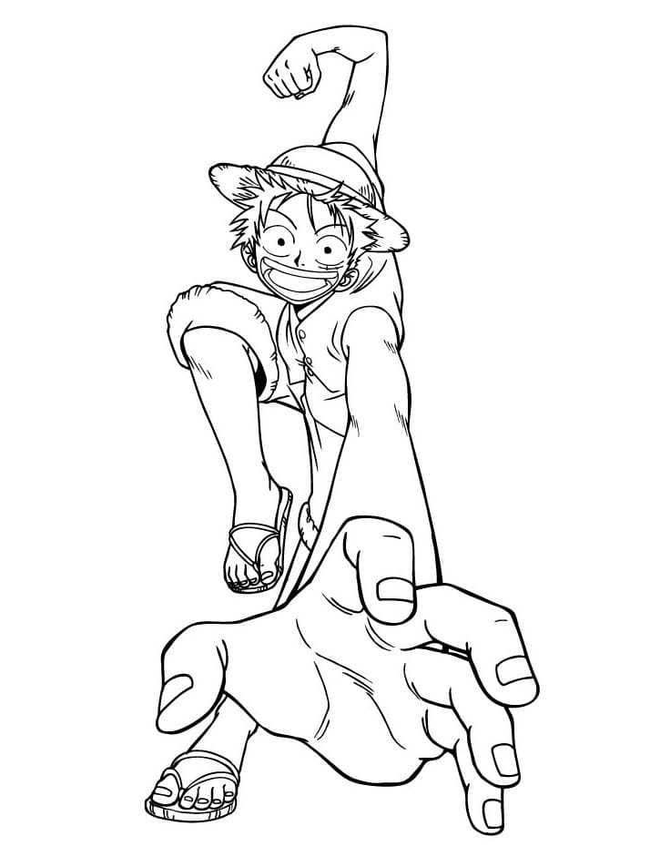 Luffy om af te Drukken