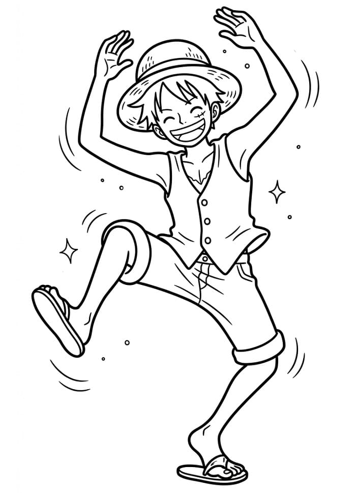 Luffy om te Printen
