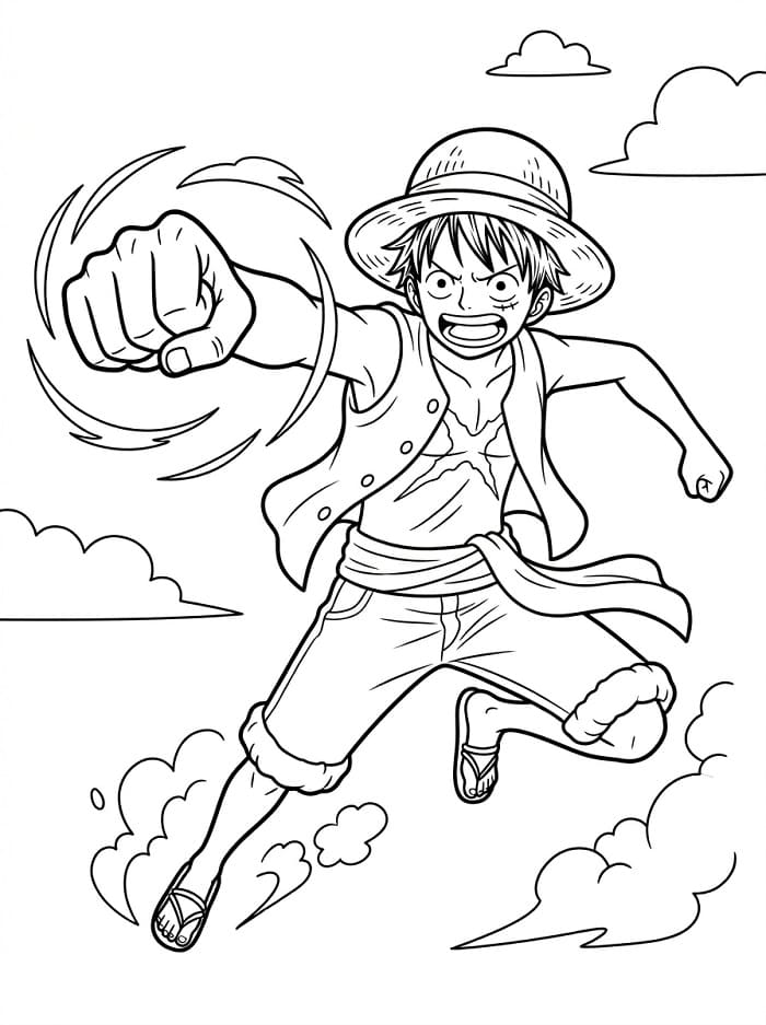 Luffy uit One Piece