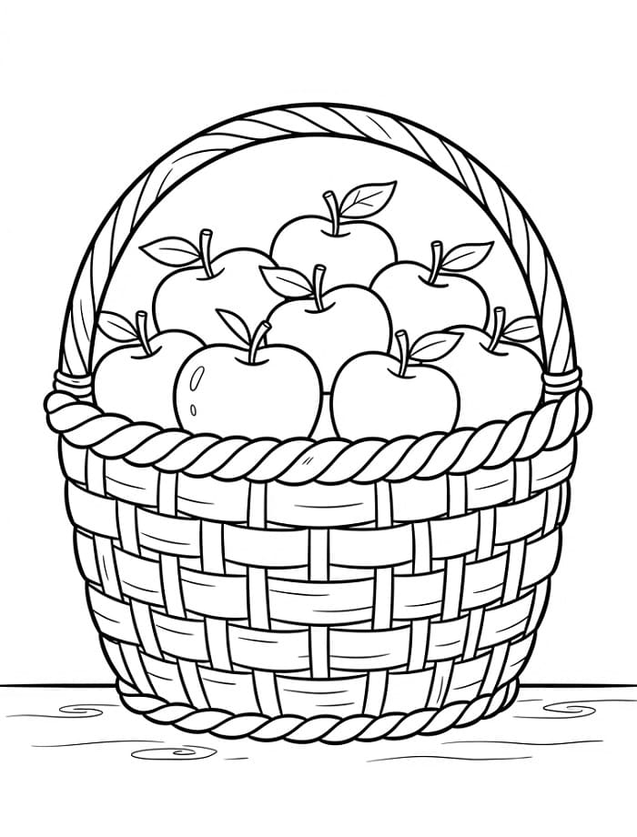 Mand met appels