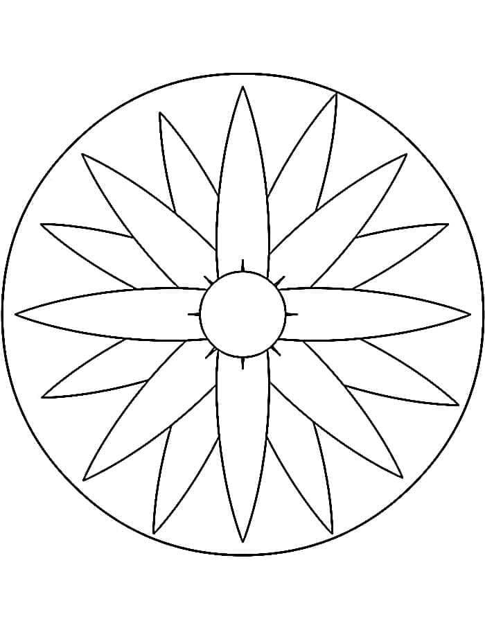 Mandala om te Printen