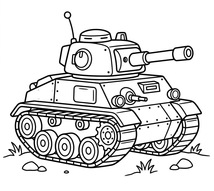 Militaire tank