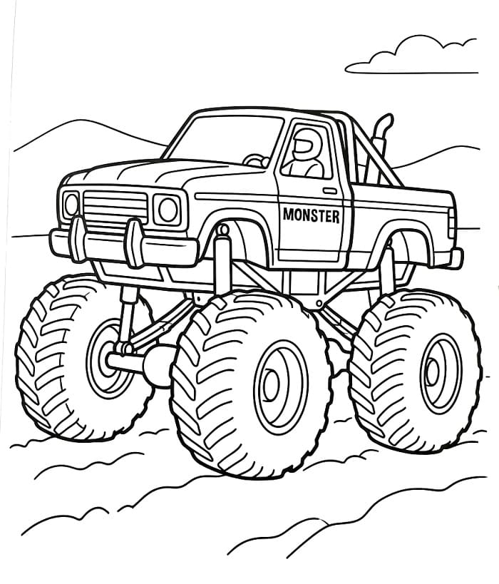 Monstertruck printen