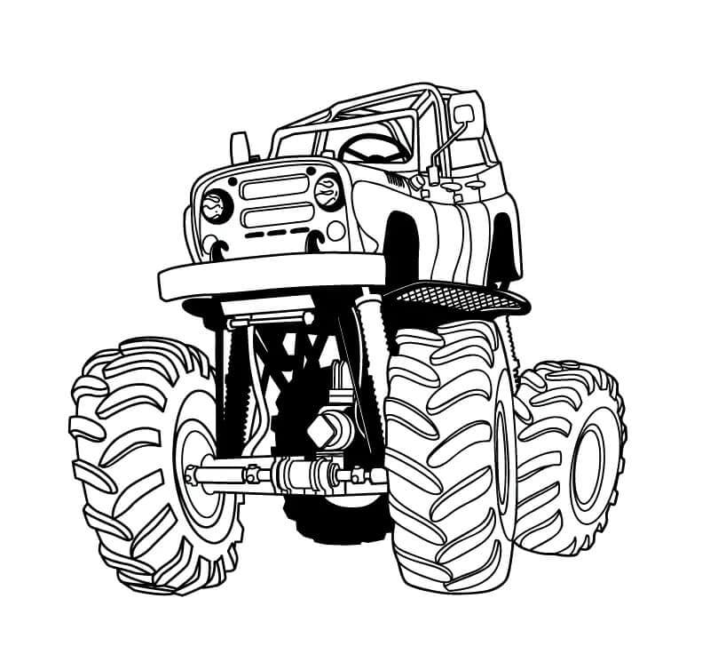 Monstertruck voor kinderen van 1 jaar