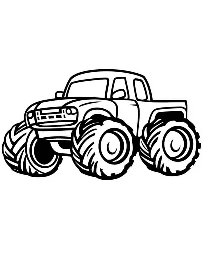 Monstertruck voor kinderen van 3 jaar