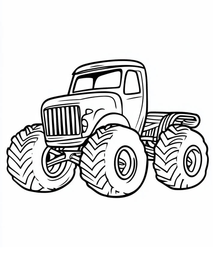 Monstertruck voor kinderen van 4 jaar