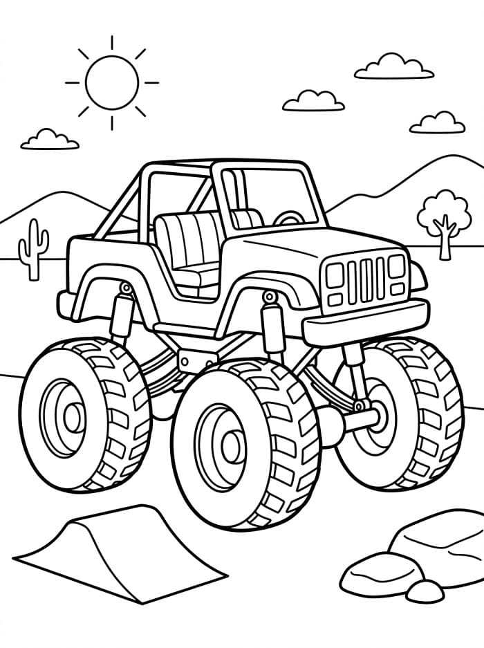 Monstertruckvoertuig