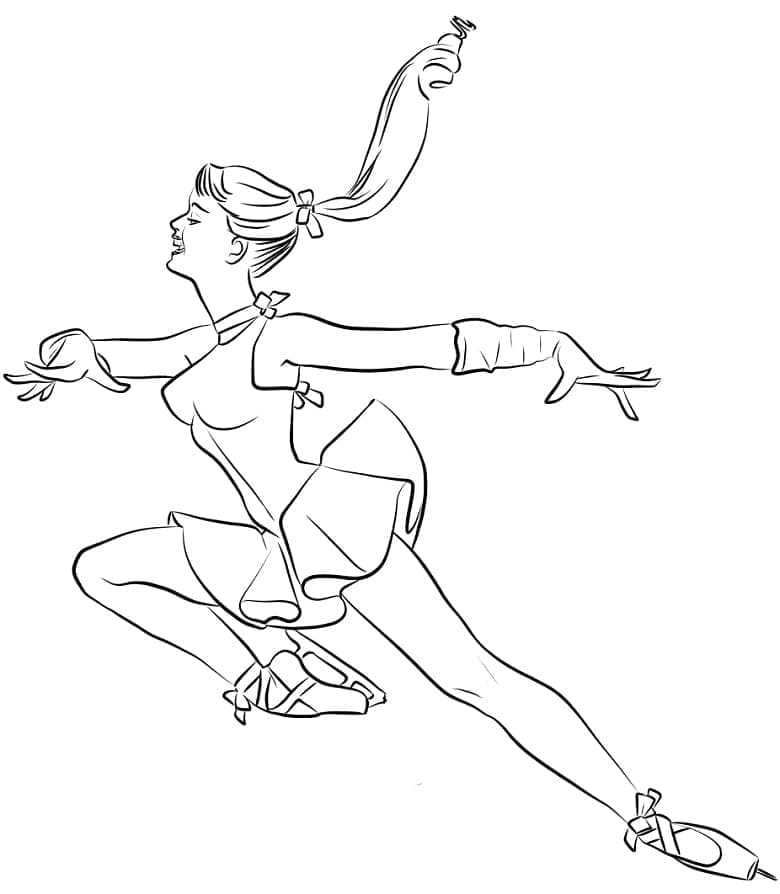 Mooi schaatsen scène