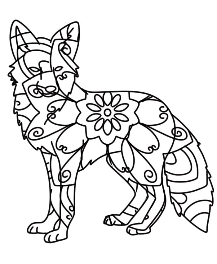 Mooie Dieren Mandala