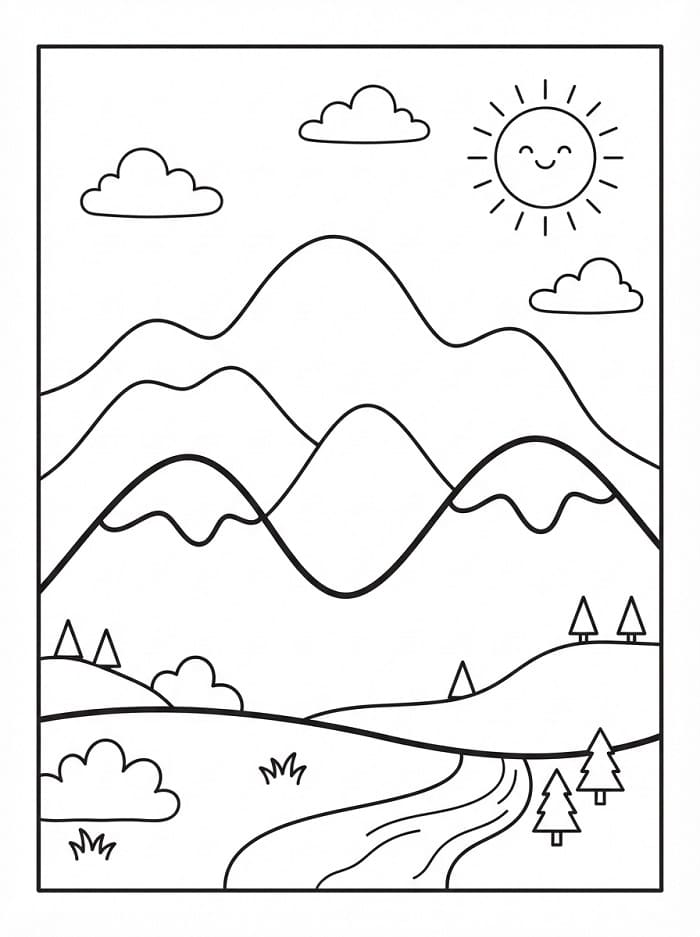 Mooie berg