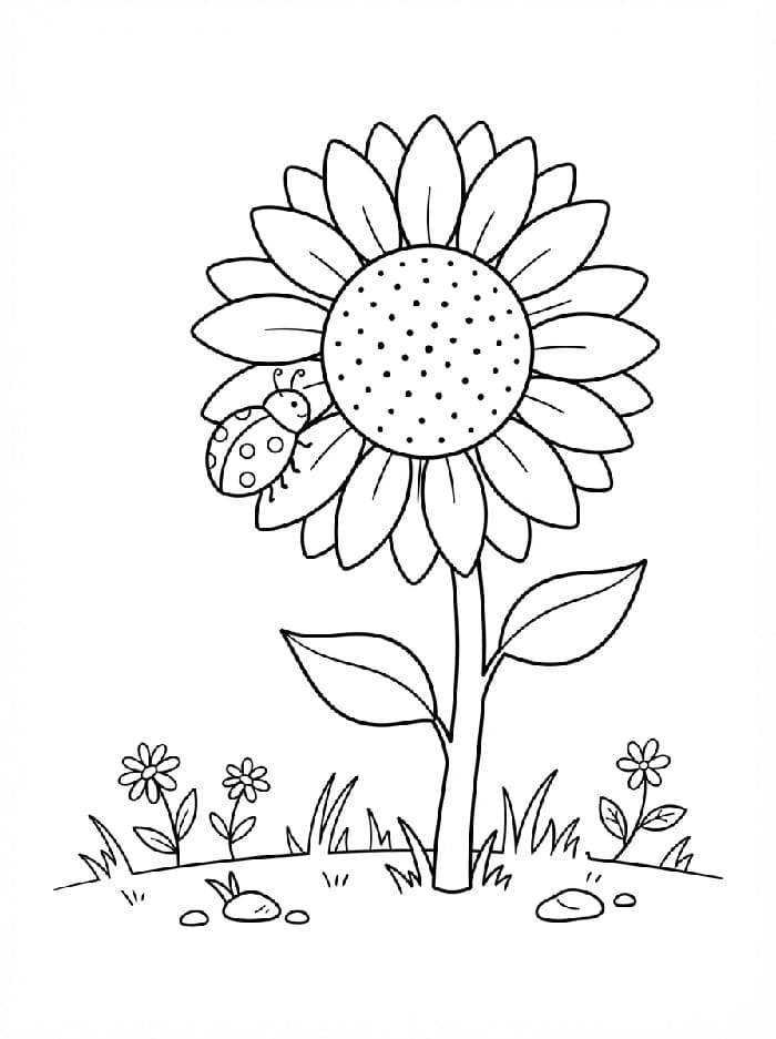 Mooie zonnebloem