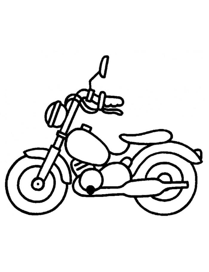 Motorfiets gratis printbaar