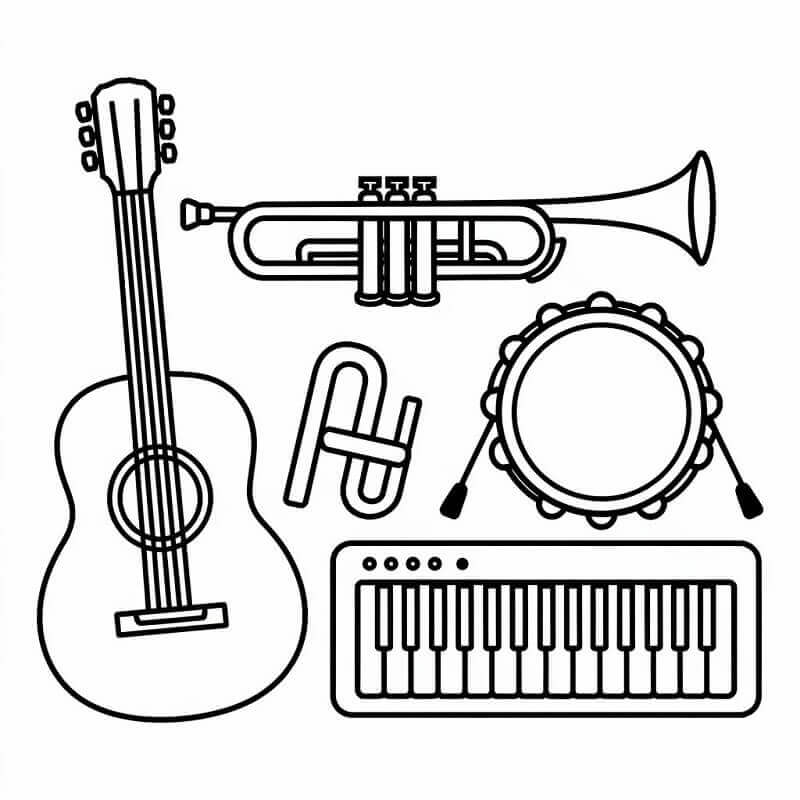 Muziekinstrumenten Afbeelding