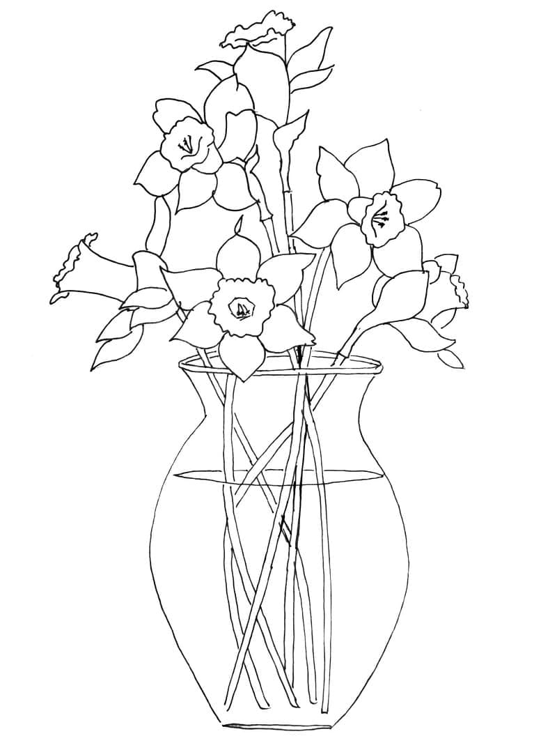 Narcis om te printen