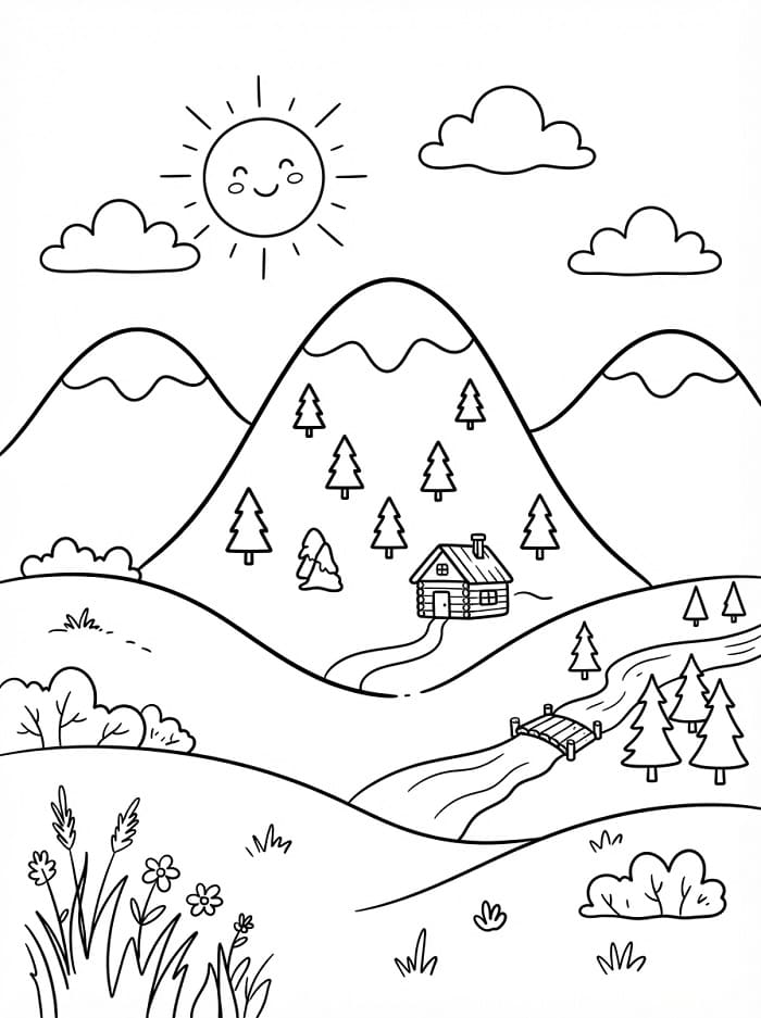 Natuurlijke berg