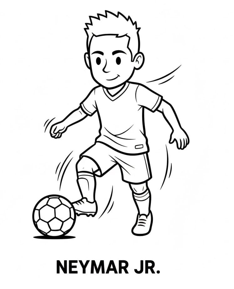 Neymar Gratis Afdrukbaar