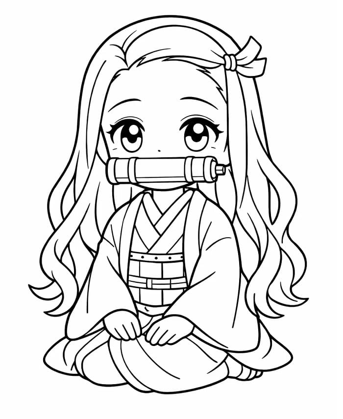 Nezuko van Demon Slayer