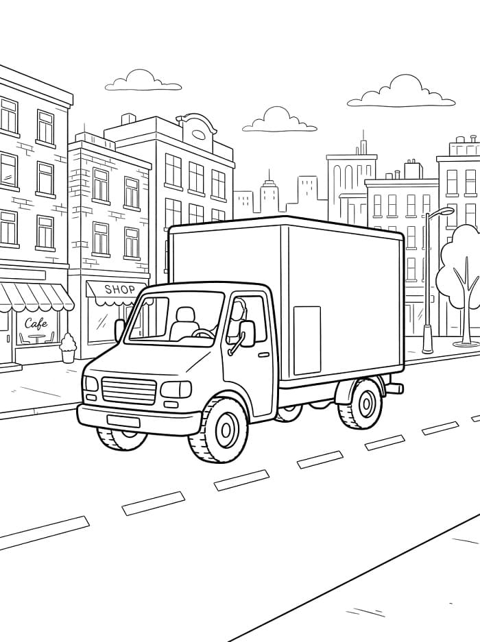 Normale vrachtwagen