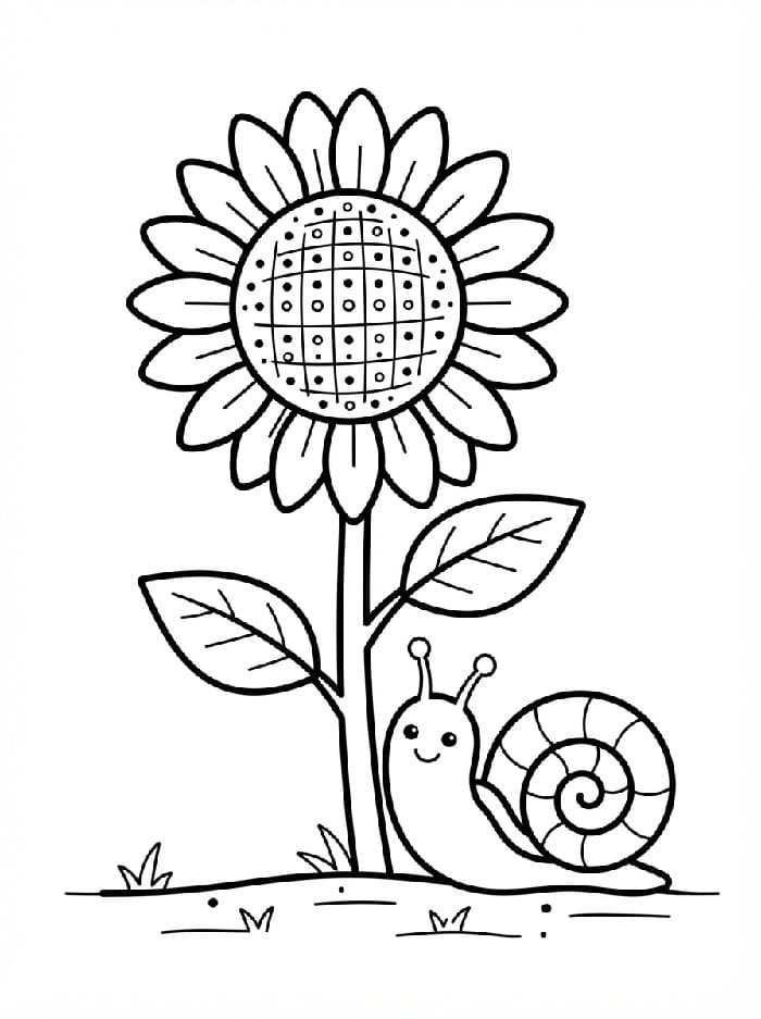 Normale zonnebloem